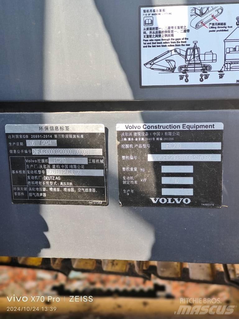Volvo EC 210 Pásová rýpadla
