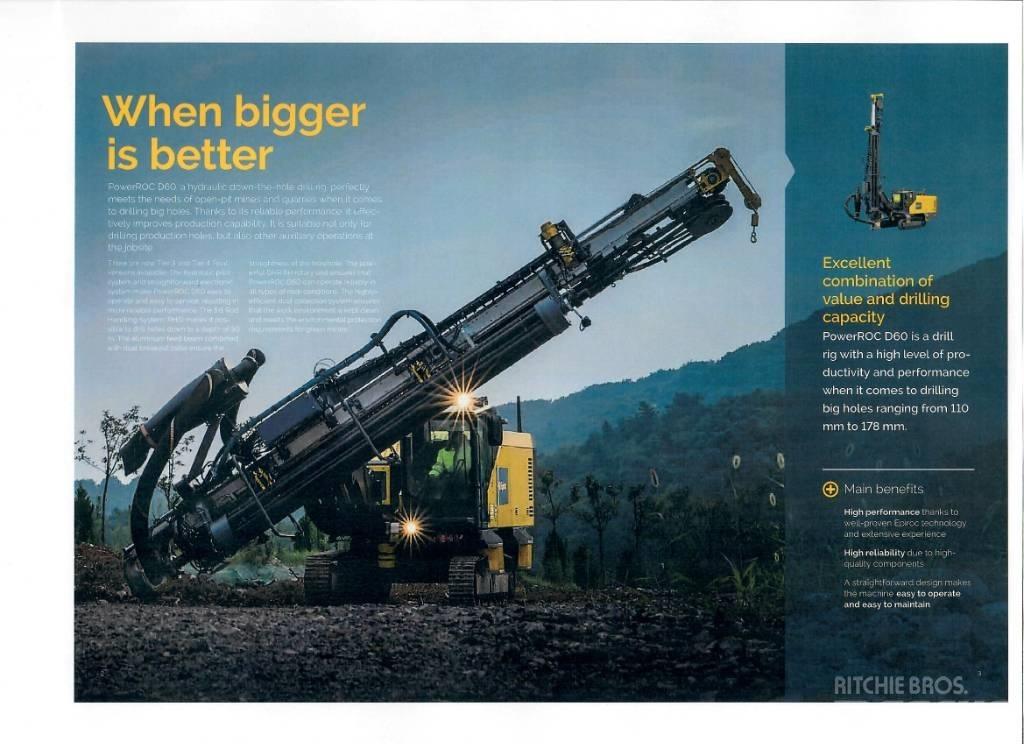 Epiroc PowerRoc D60 Povrchové vrtací stroje