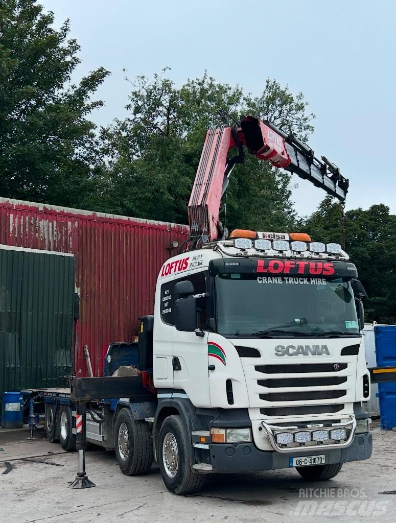 Scania R 420 Autojeřáby, hydraulické ruky
