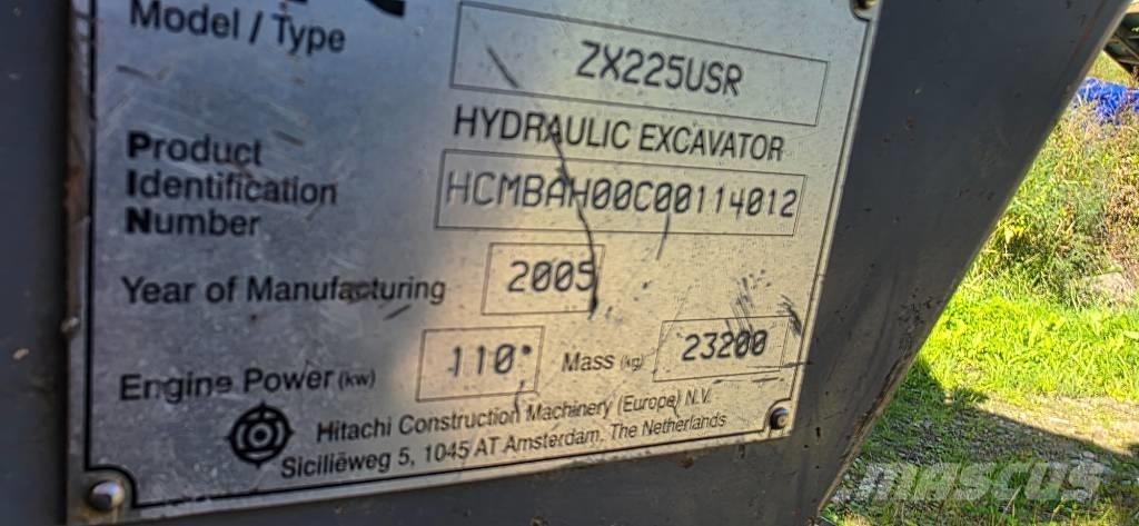 Hitachi ZX 225 USR Pásová rýpadla