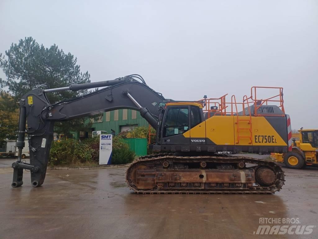 Volvo EC 750 EL Pásová rýpadla
