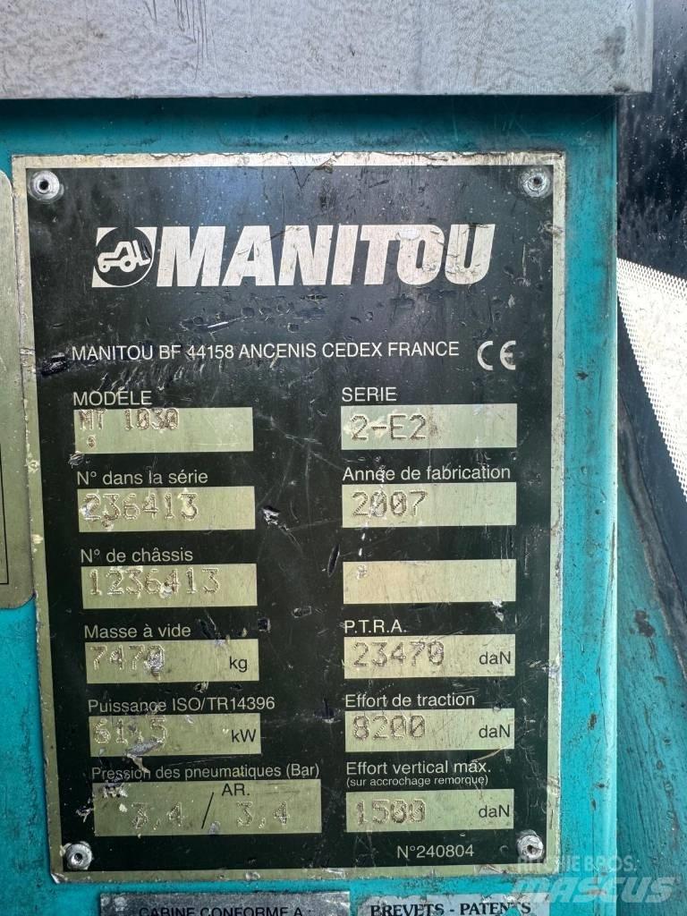 Manitou MT 1030 S Teleskopické manipulátory
