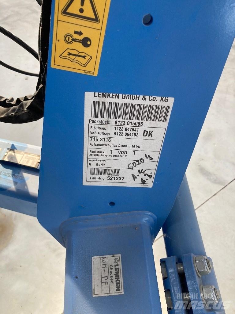Lemken Diamant 16 Oboustranné pluhy
