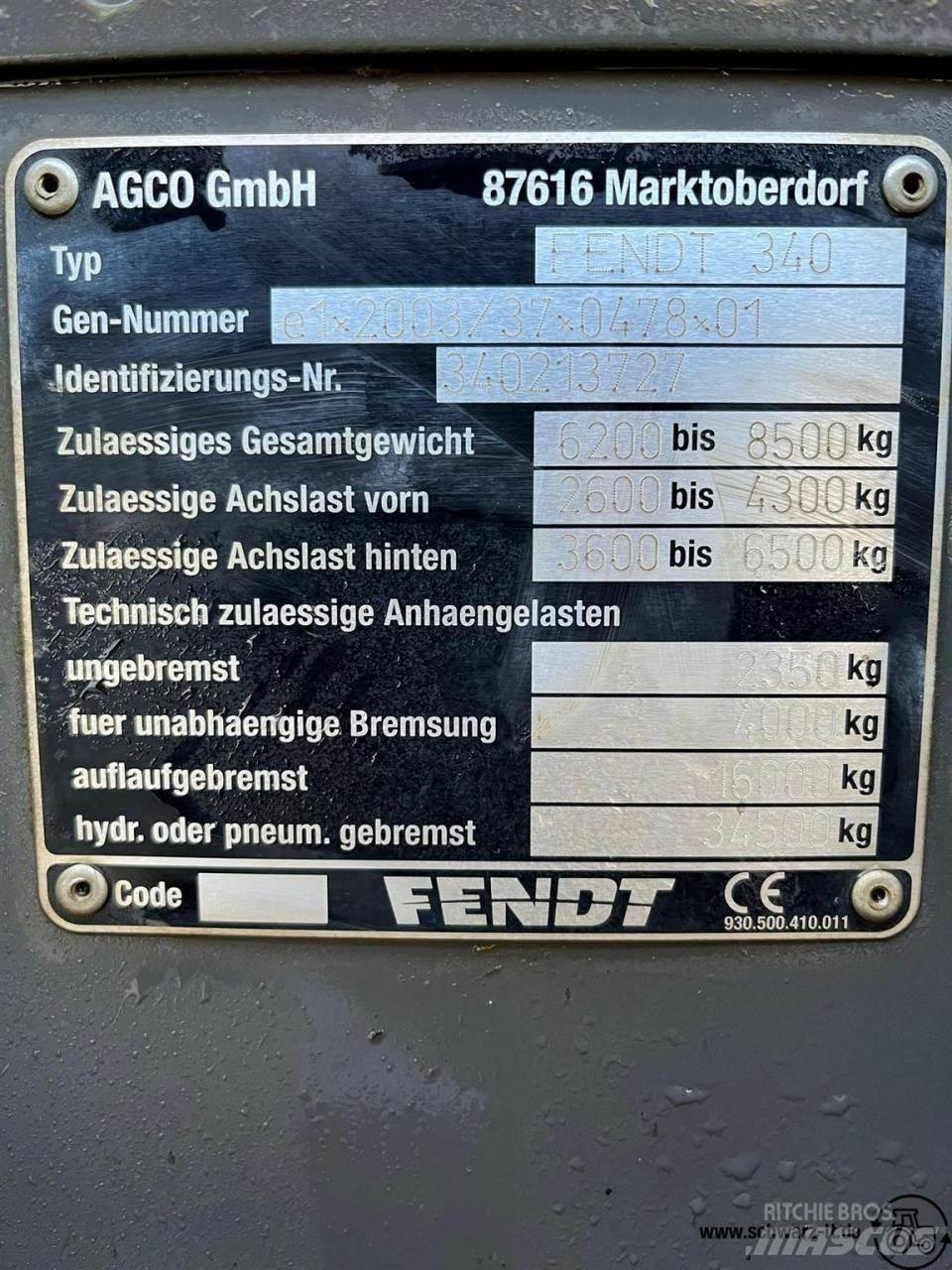 Fendt 313 Vario Traktory