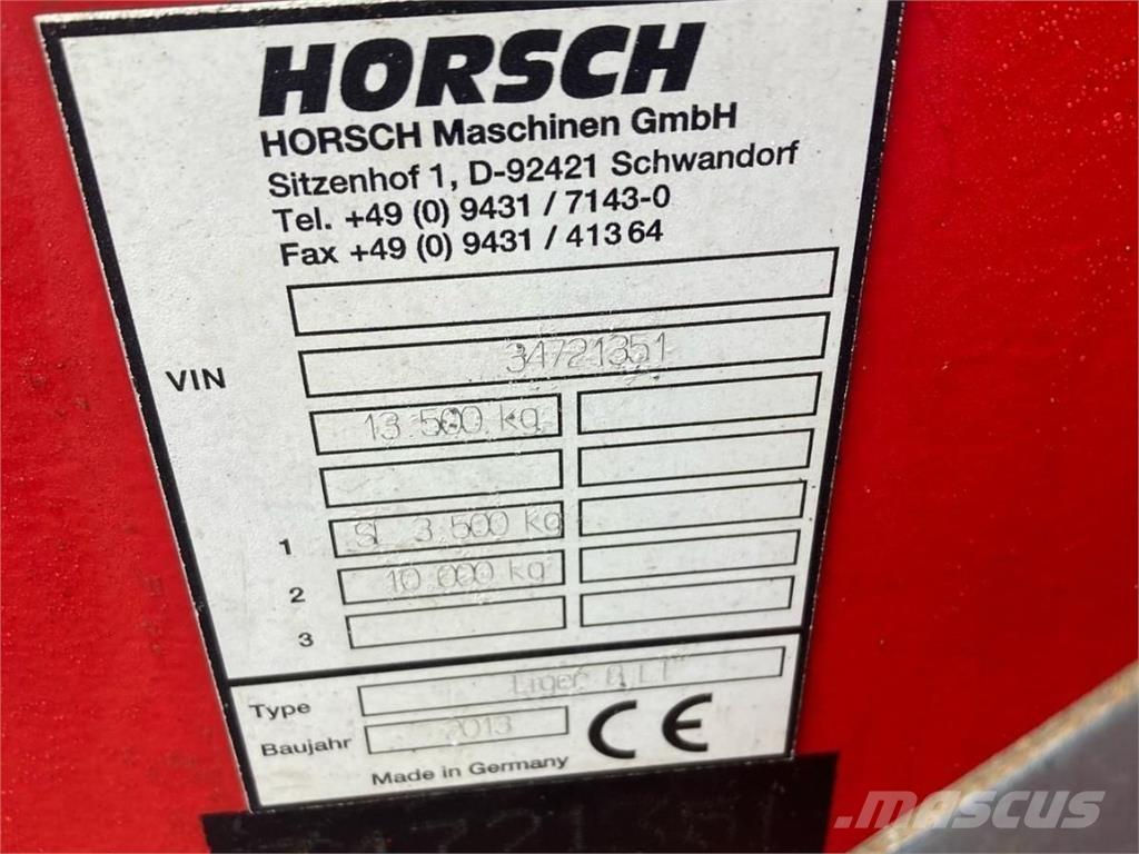 Horsch Tiger 8 LT Kultivátory