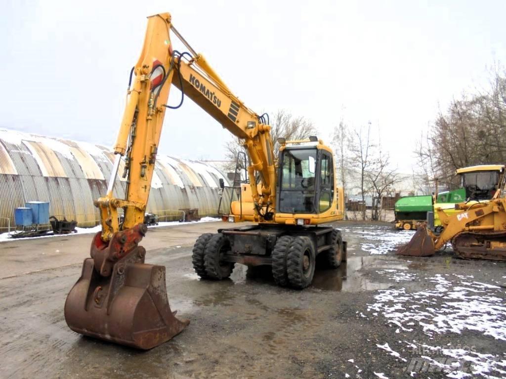 Komatsu PW 130ES-6K Kolová rýpadla