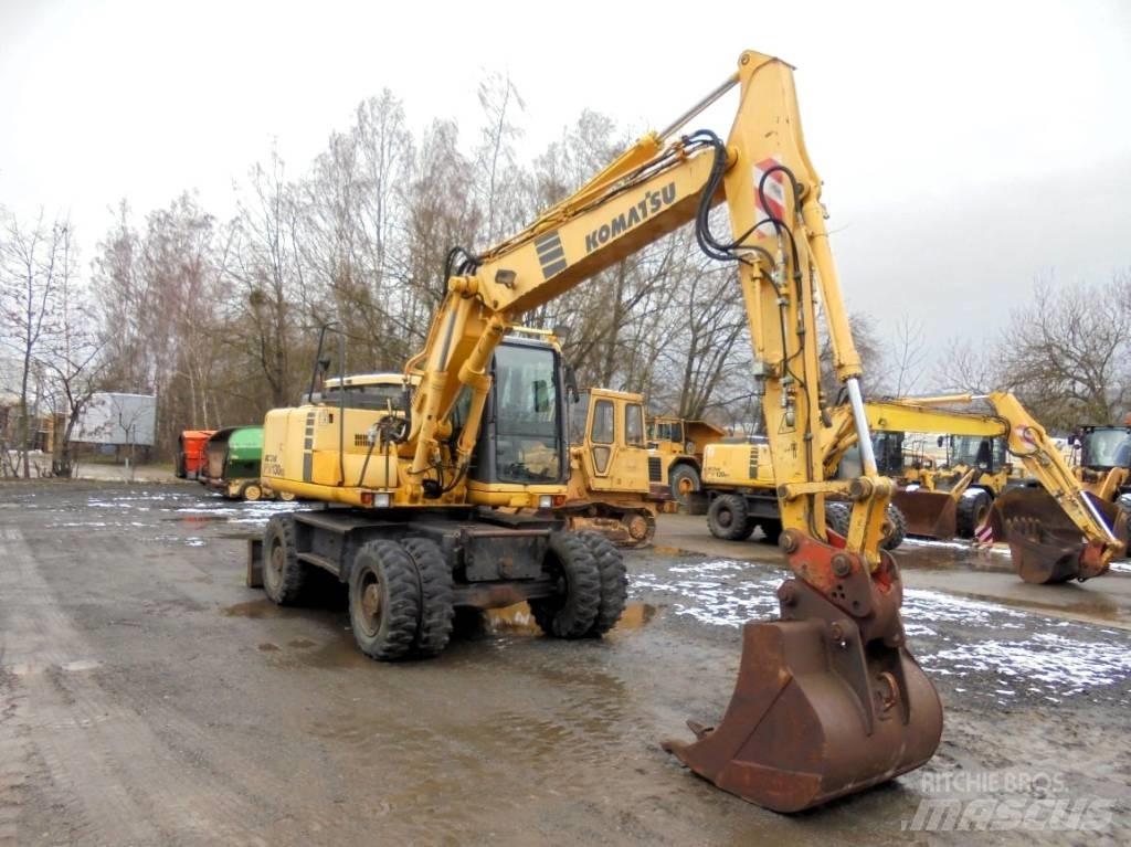 Komatsu PW 130ES-6K Kolová rýpadla