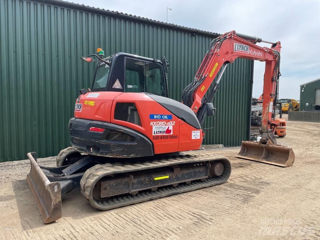 Kubota KX 080 Midi rýpadla 7t - 12t