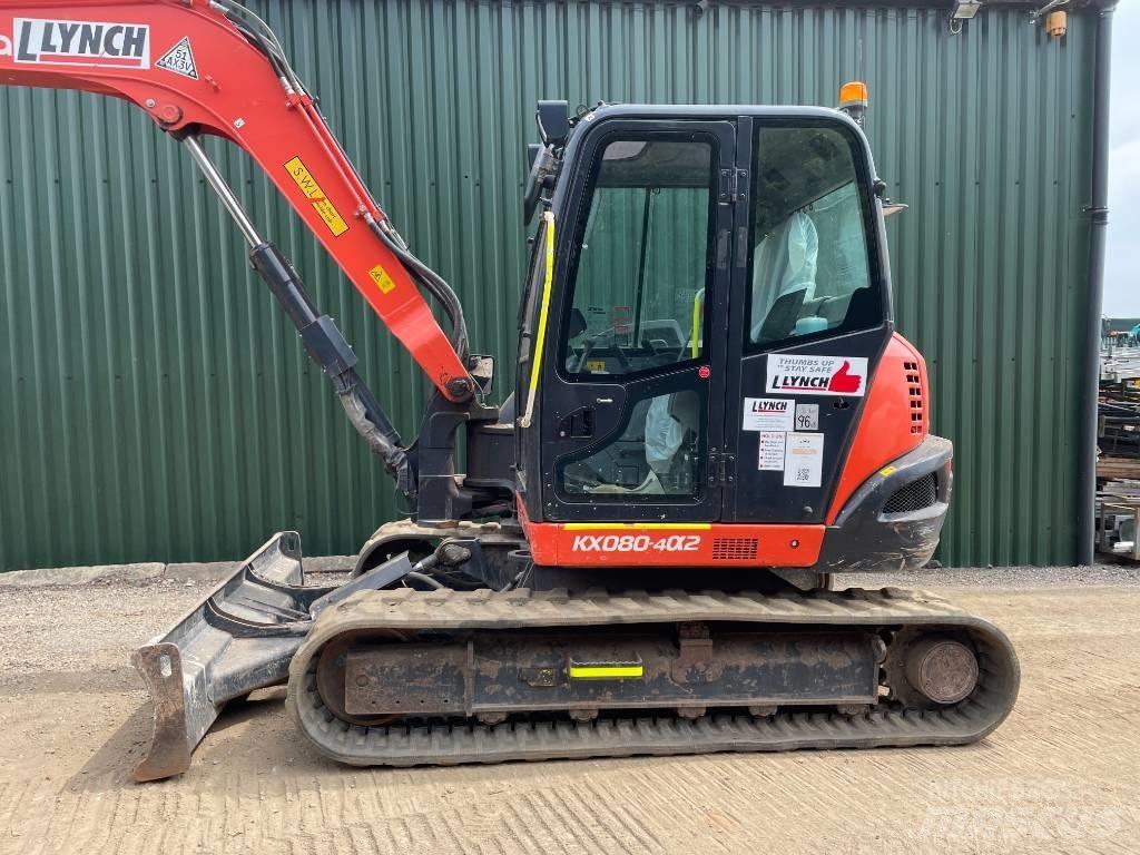 Kubota KX 080 Midi rýpadla 7t - 12t