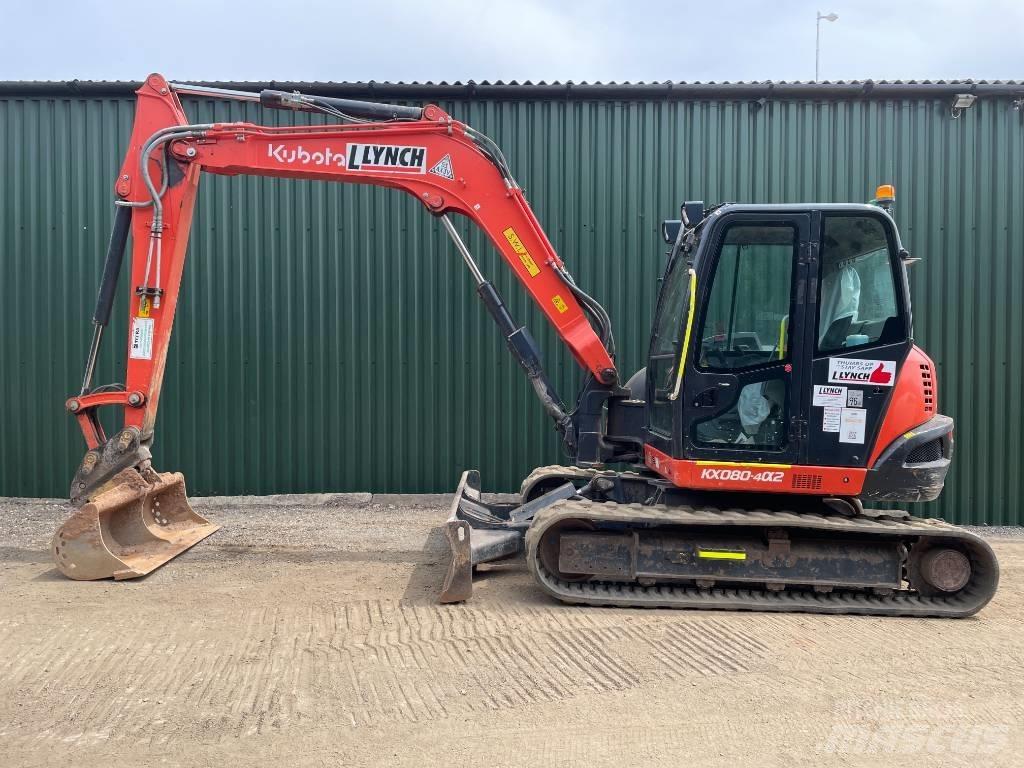 Kubota KX 080 Midi rýpadla 7t - 12t