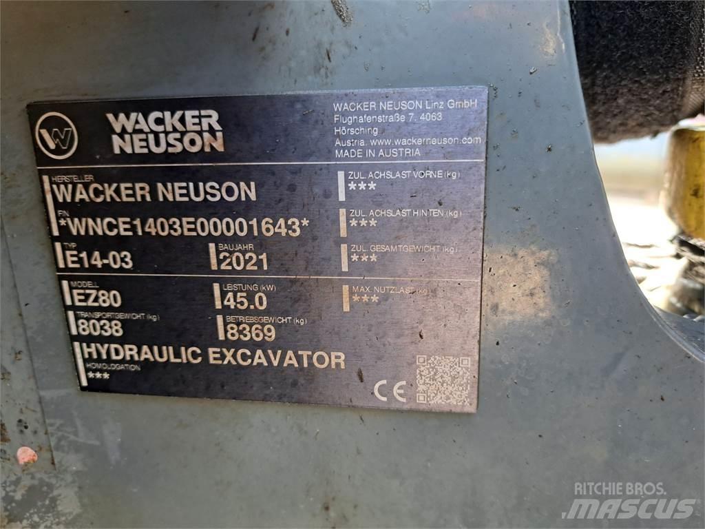 Wacker Neuson EZ80 Pásová rýpadla