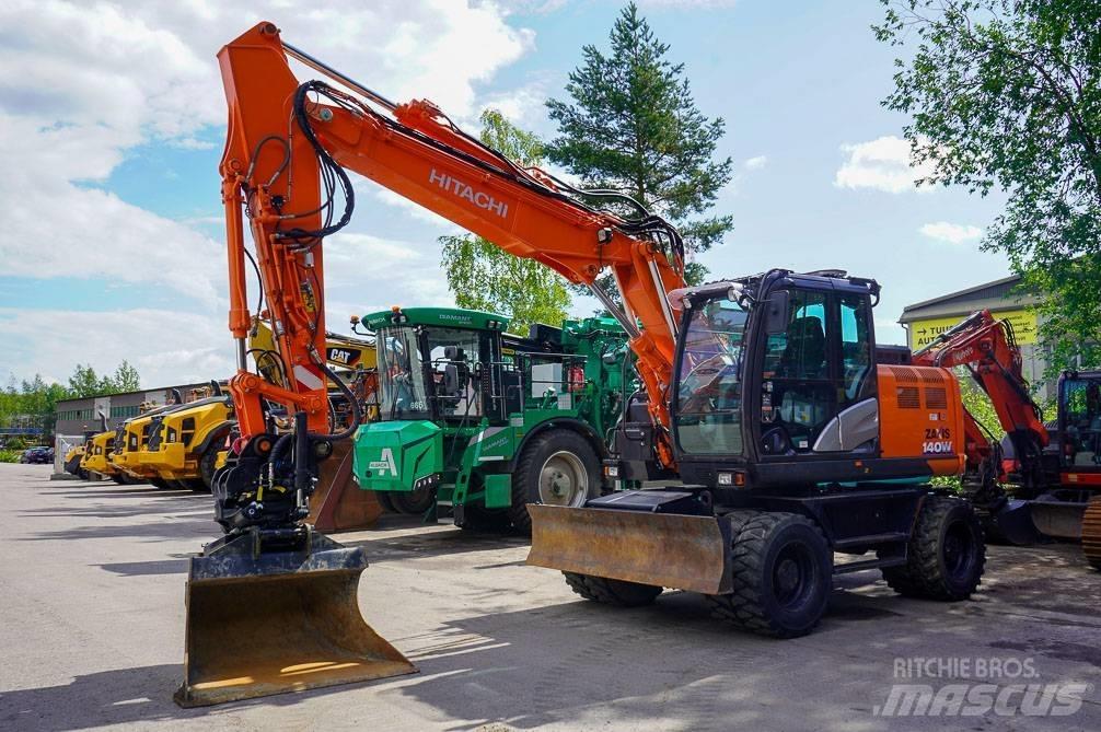 Hitachi ZX 140 W-6 Kolová rýpadla