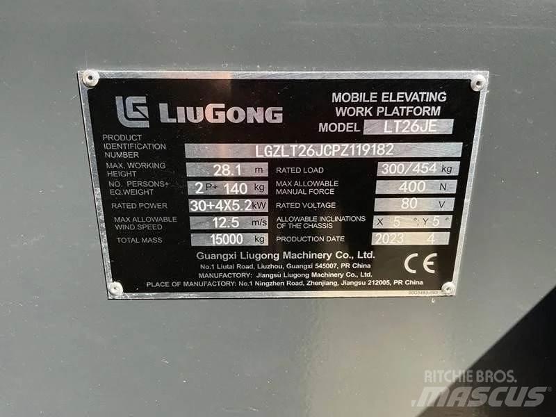 LiuGong LT26JE-li Kloubové plošiny