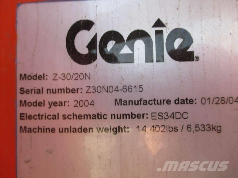Genie Z 30/20 N Kloubové plošiny