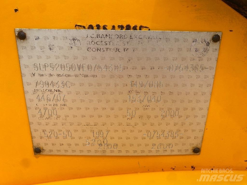 JCB 520-50 Teleskopické manipulátory
