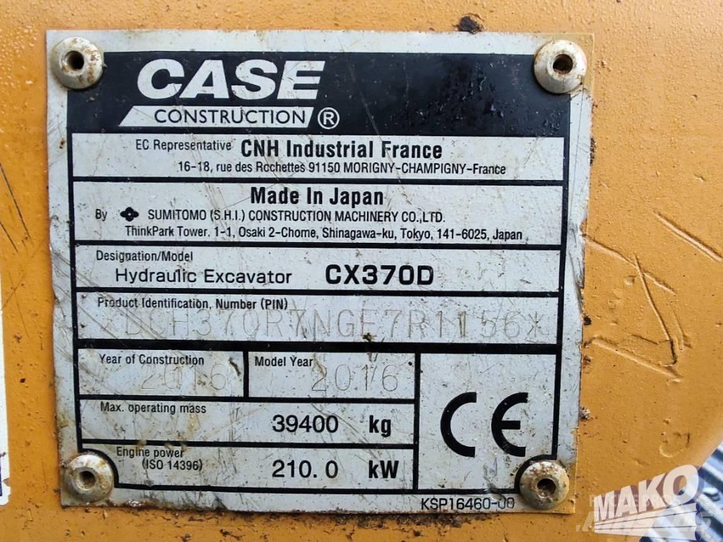 CASE CX 370 Pásová rýpadla