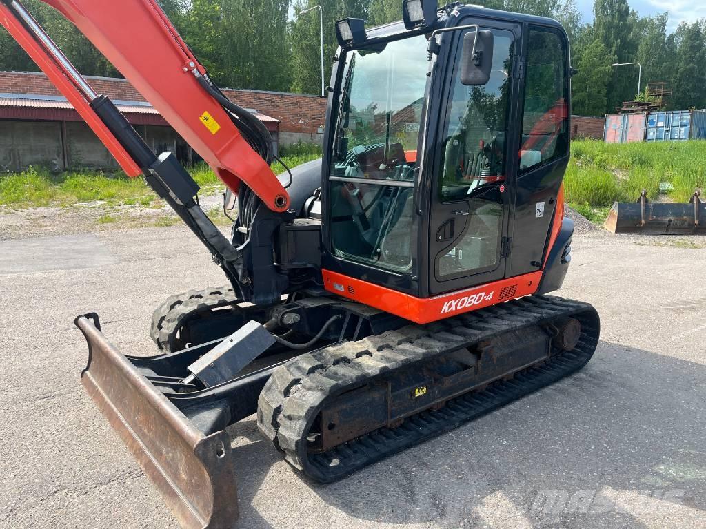 Kubota KX 080-4 Midi rýpadla 7t - 12t