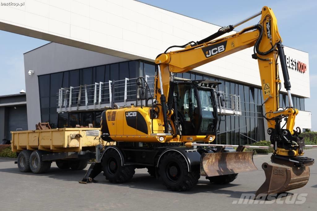 JCB JS 145 W Kolová rýpadla