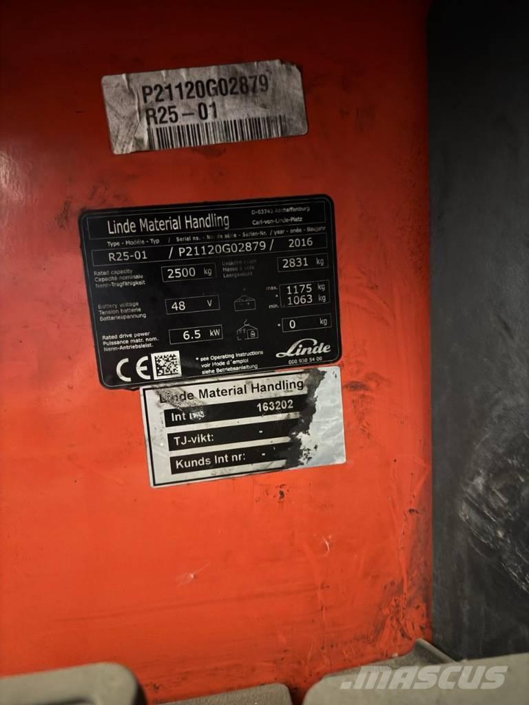 Linde R 25 Retraky