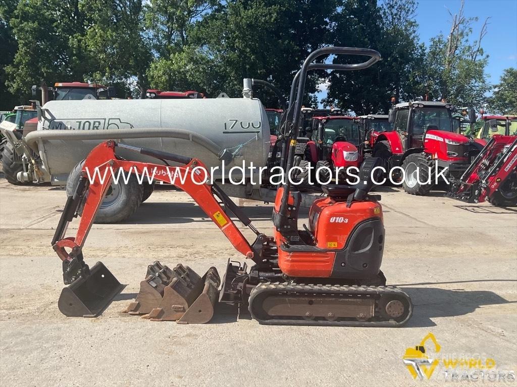 Kubota U 10-3 Mini rýpadla < 7t