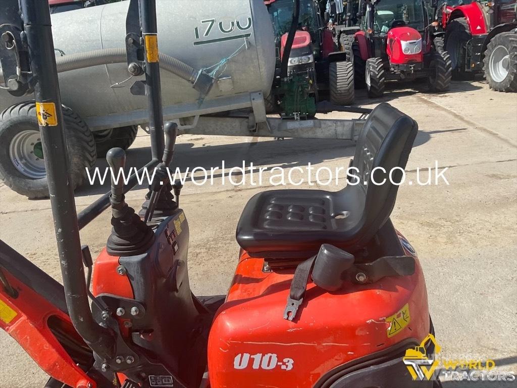 Kubota U 10-3 Mini rýpadla < 7t