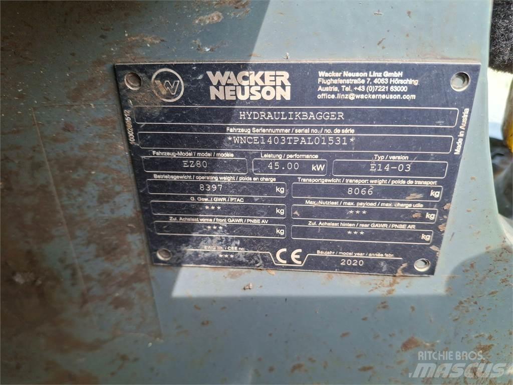 Wacker Neuson EZ80 Pásová rýpadla