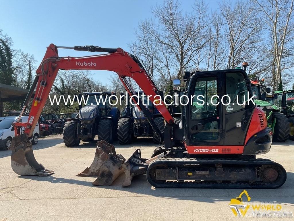 Kubota KX 080-4 Midi rýpadla 7t - 12t