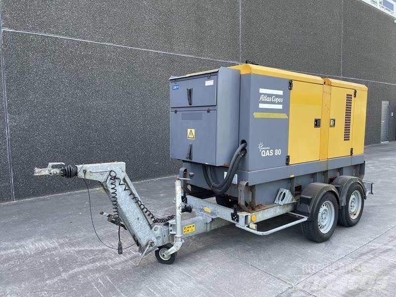 Atlas Copco QAS 80 Naftové generátory
