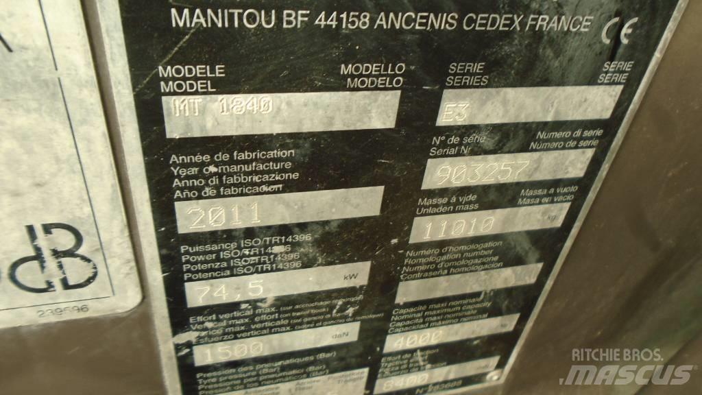 Manitou MT 1840 Teleskopické manipulátory