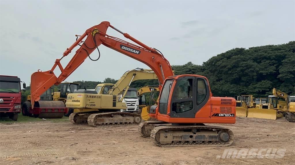 Doosan DX 120 Pásová rýpadla