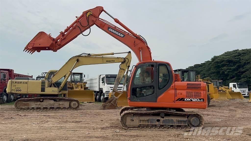 Doosan DX 120 Pásová rýpadla