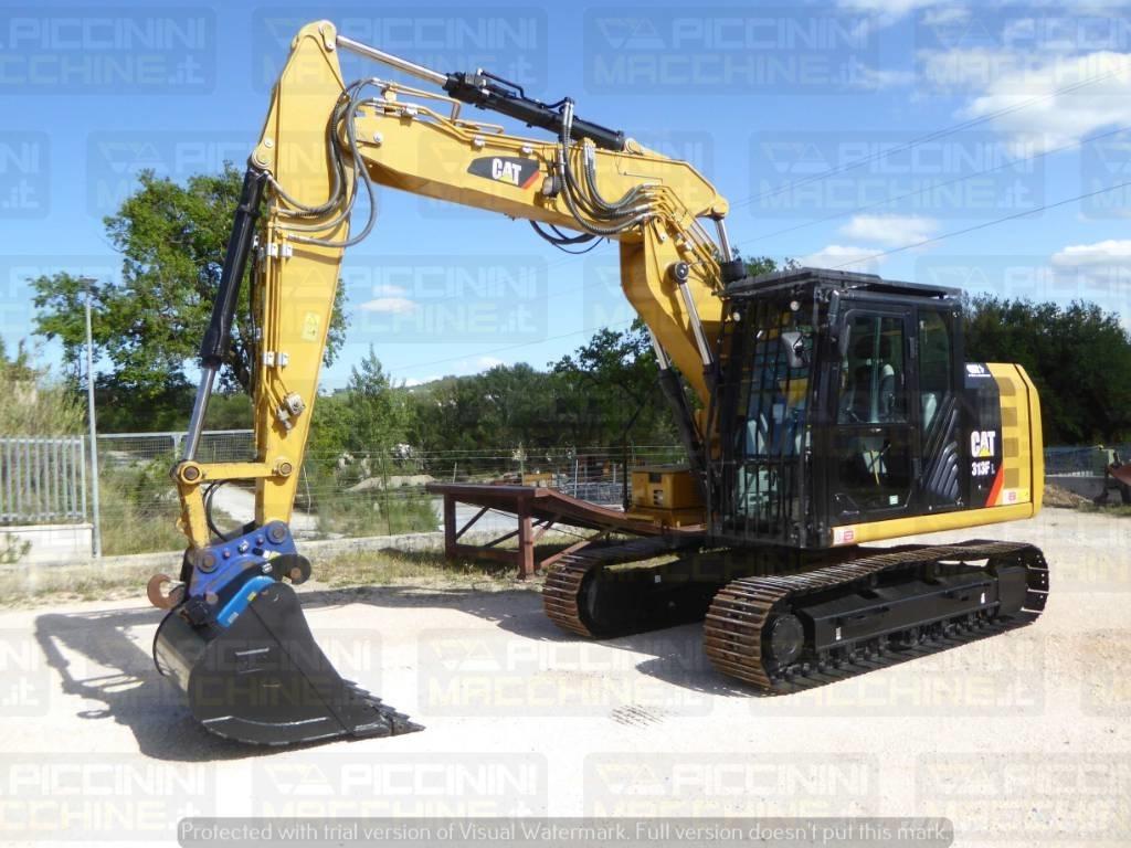 CAT 313FL Pásová rýpadla