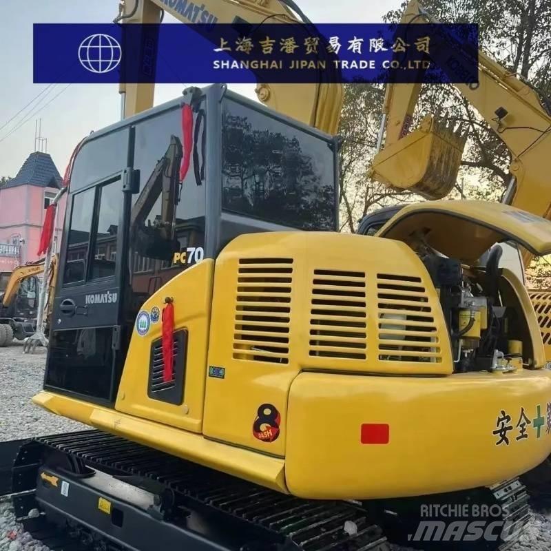 Komatsu PC 70 Pásová rýpadla