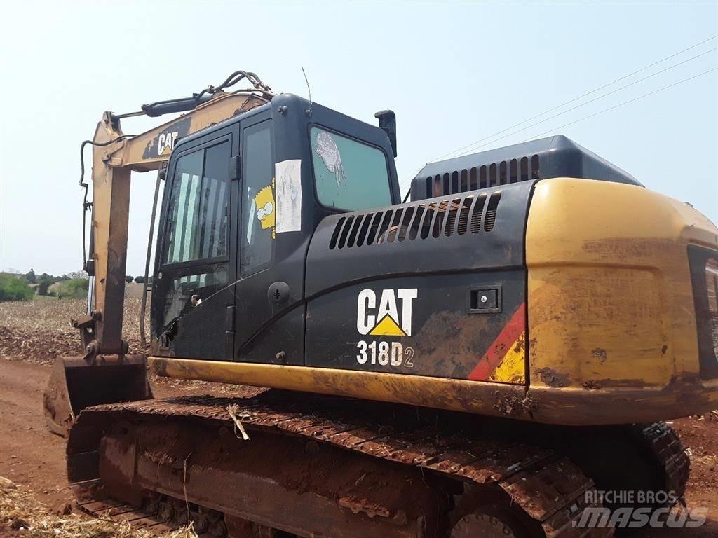 CAT 318D2L Pásová rýpadla