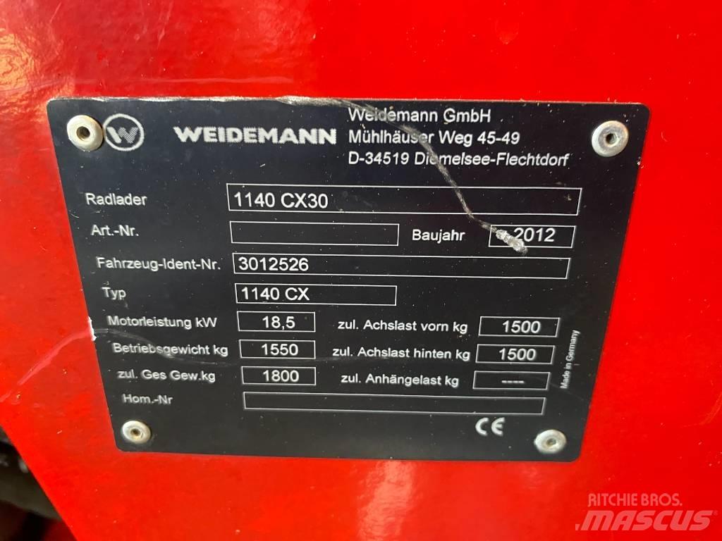 Weidemann 1140 CX30 Víceúčelové nakladače