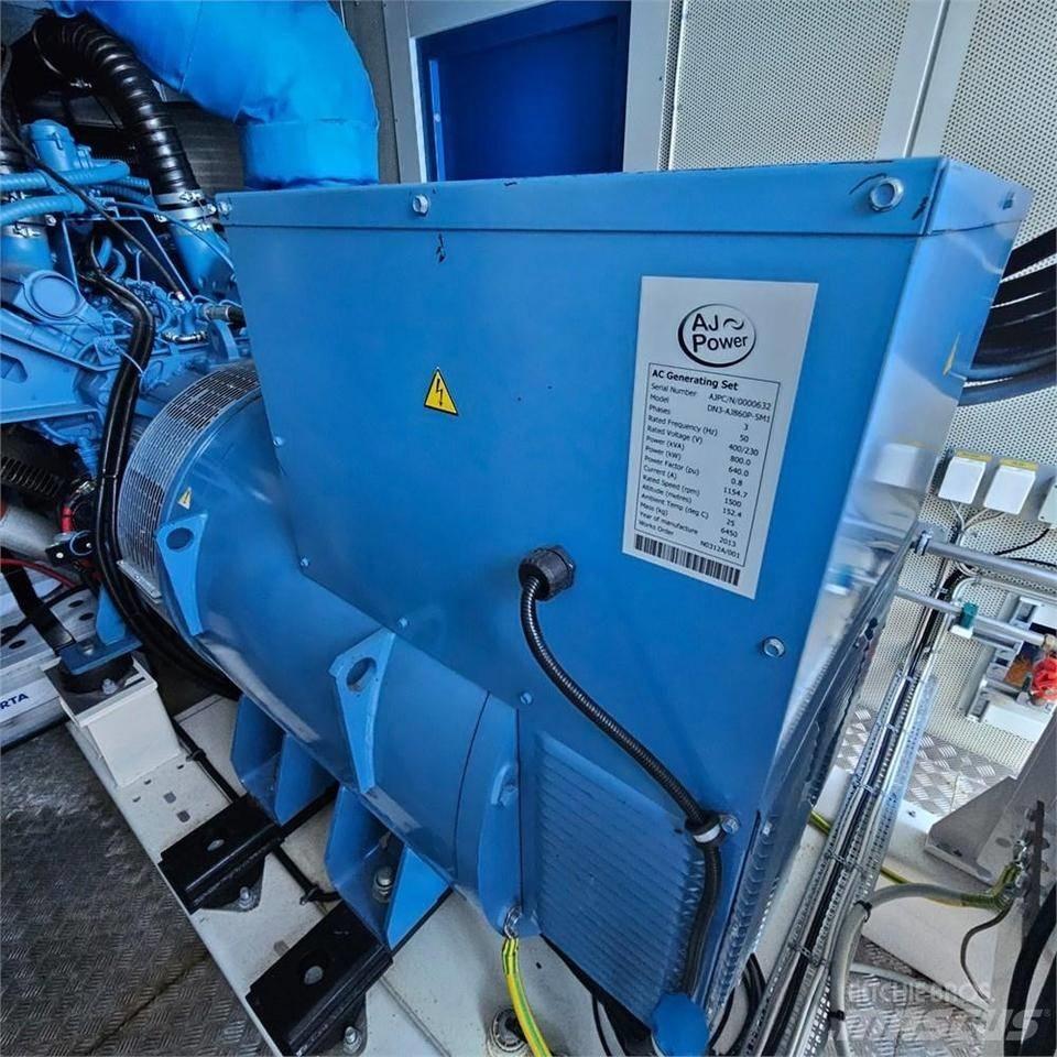 MTU 800 KVA Naftové generátory