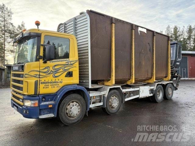 Scania R114 8X2 Vozy na přepravu kmenů