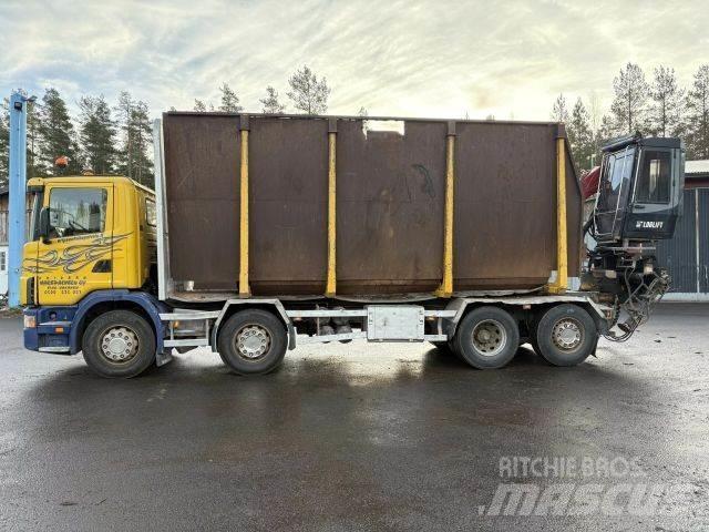 Scania R114 8X2 Vozy na přepravu kmenů