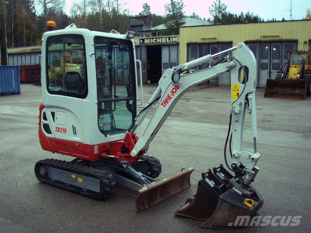 Takeuchi TB 216 Mini rýpadla < 7t