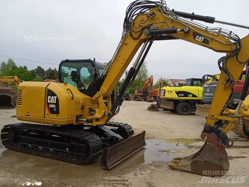 CAT 308E2CR Pásová rýpadla
