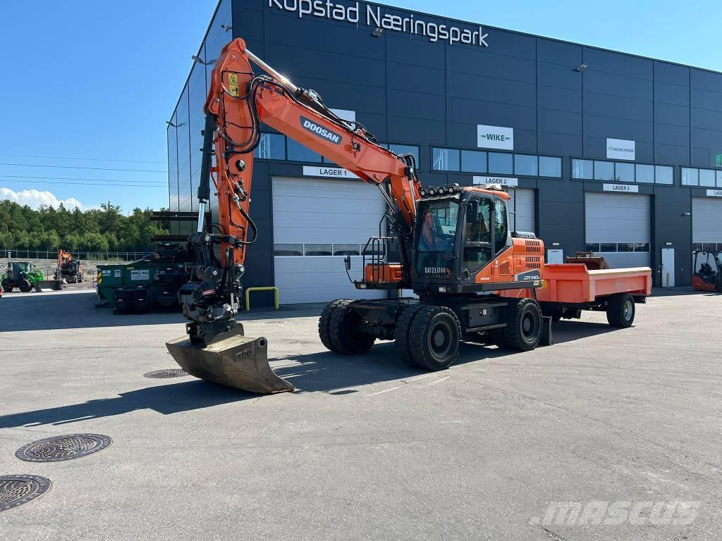 Doosan DX 140 W-5 Kolová rýpadla