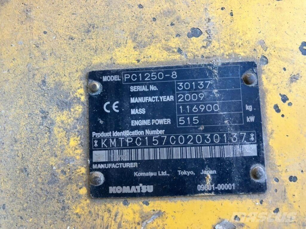 Komatsu PC1250-8 Pásová rýpadla