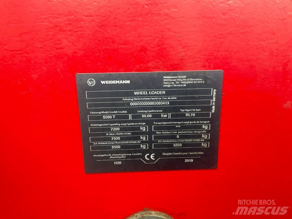  Weide 5080 T Teleskopické kolové nakladače
