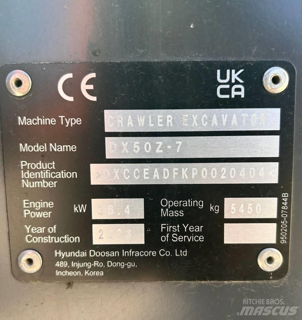 Doosan DX 50 Z-7 Manipulace s materiálem – ostatní