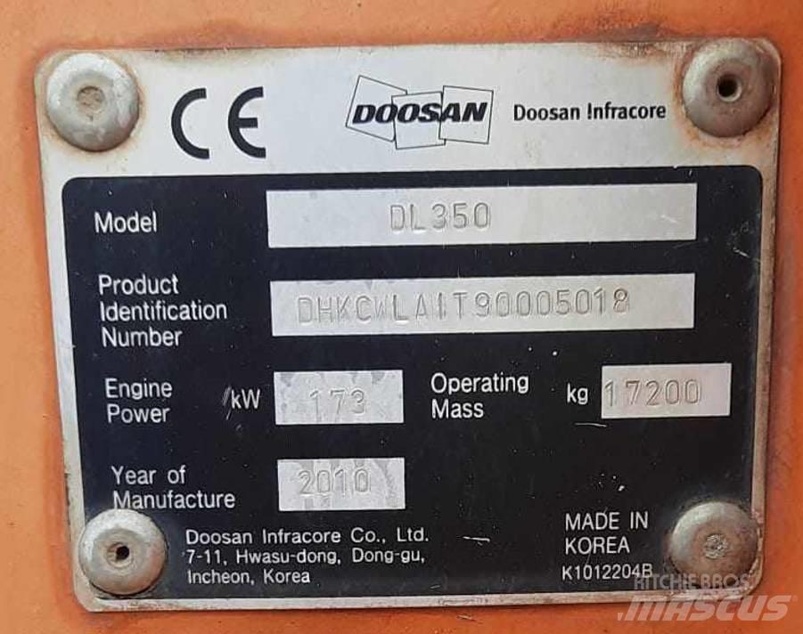 Doosan DL 350 Kolové nakladače