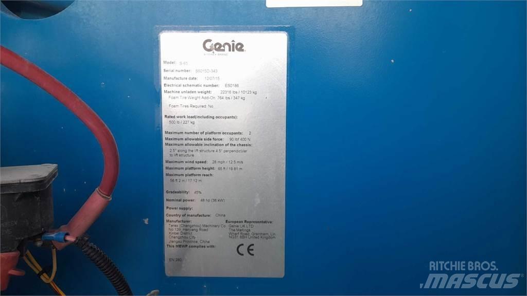 Genie S65 Teleskopické plošiny