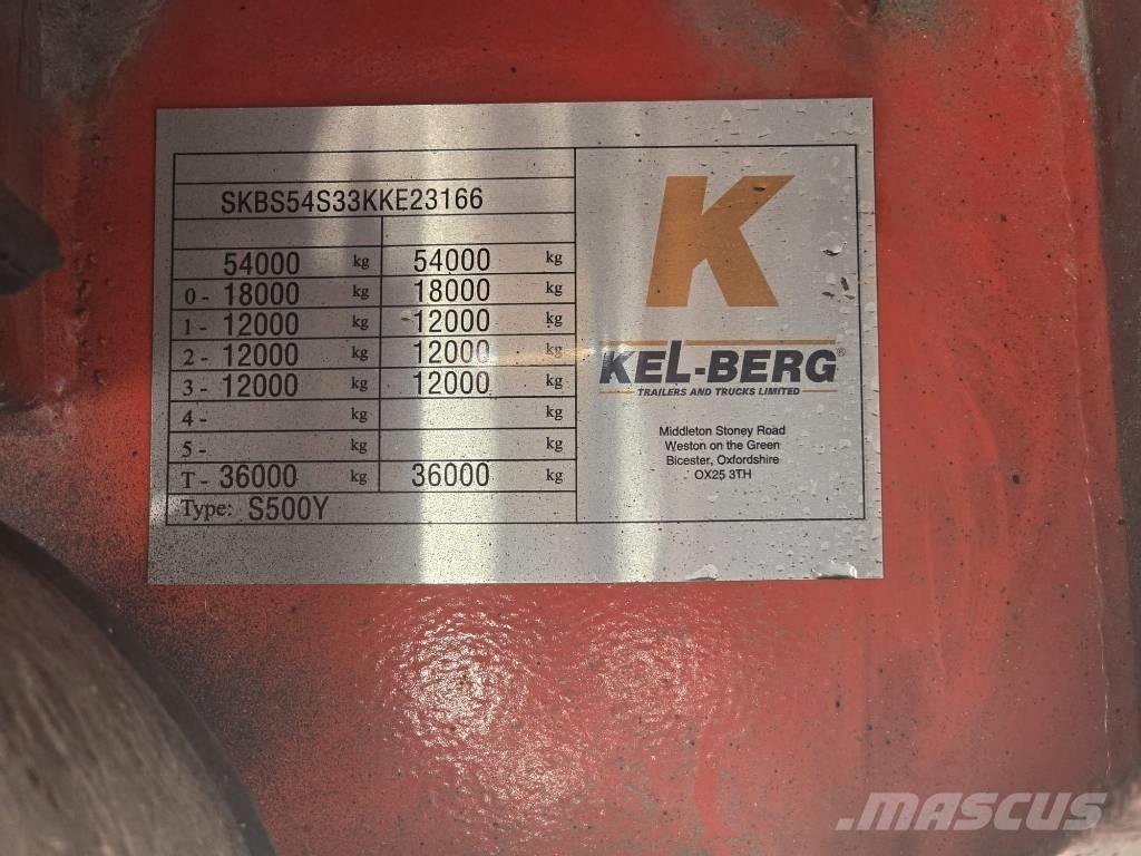 Kel-Berg 3 AS Valníkové návěsy/Návěsy se sklápěcími bočnicemi