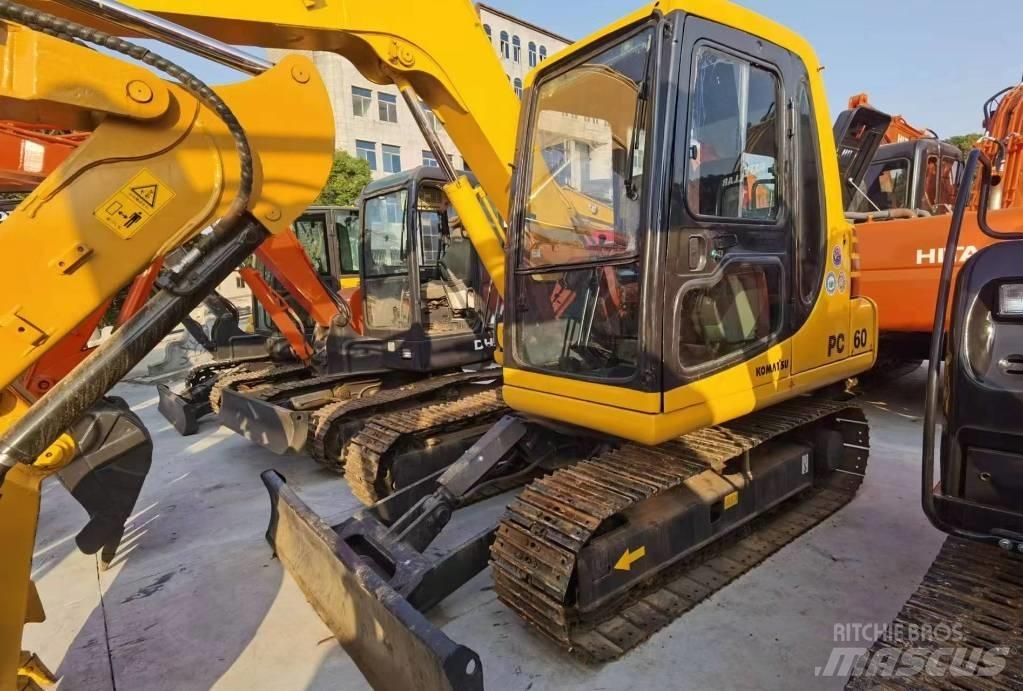 Komatsu PC 60 Pásová rýpadla
