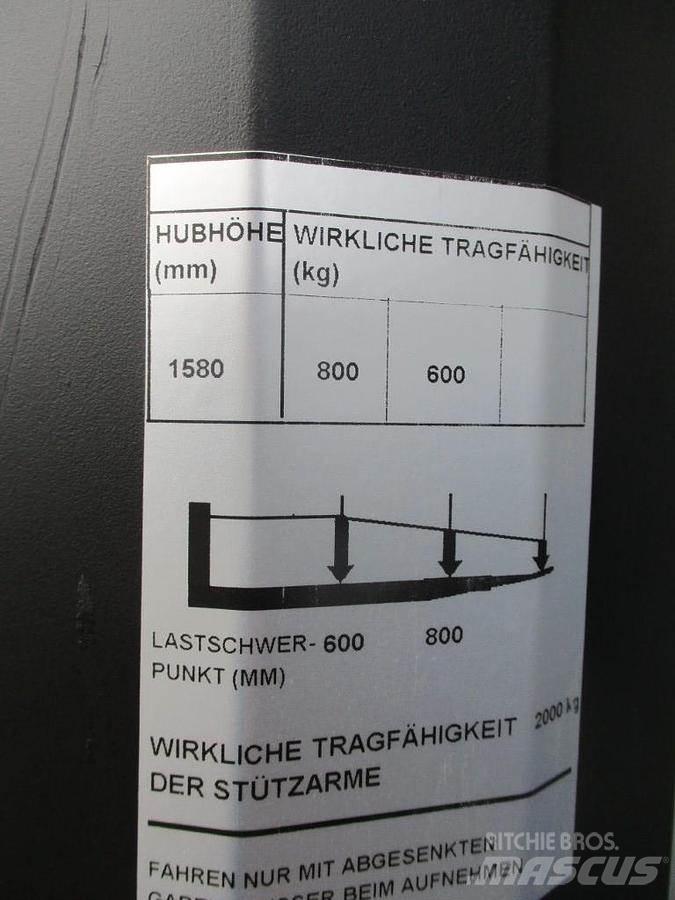 BT SWE 080L Ručně vedené vysokozdvižné vozíky