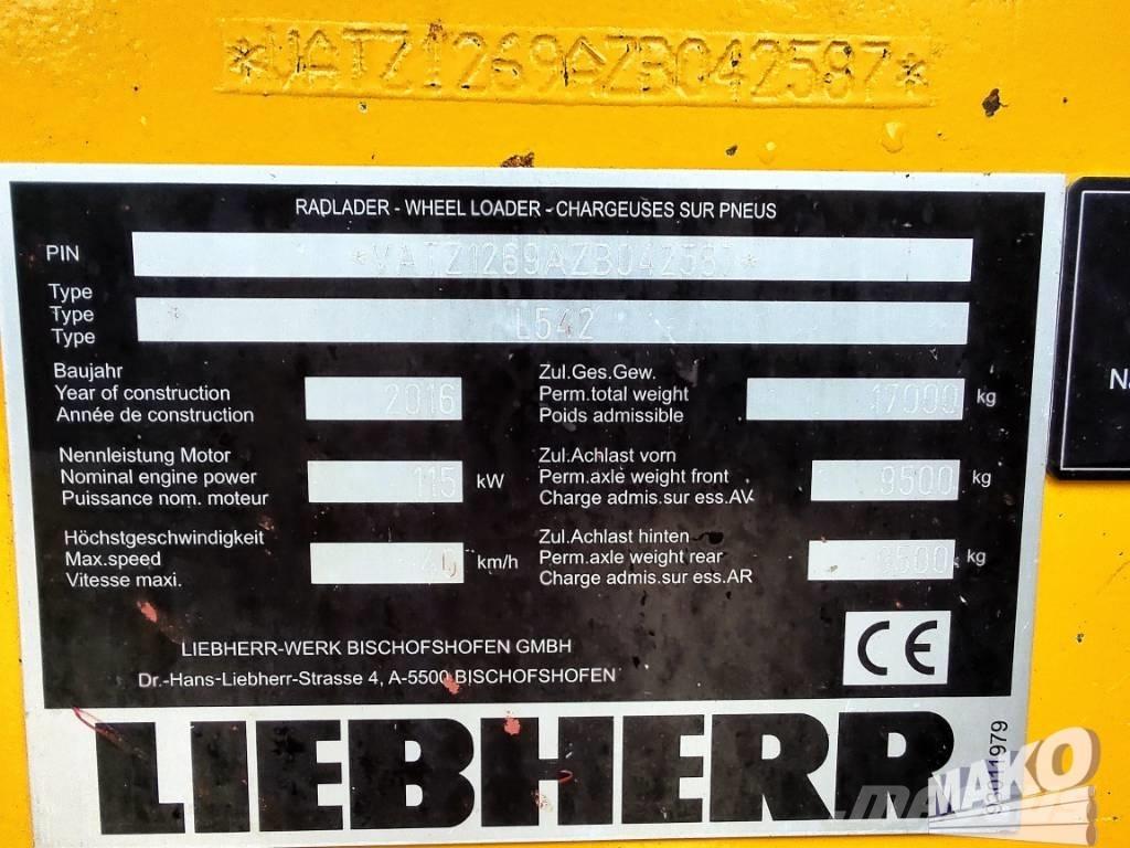 Liebherr L 542 Kolové nakladače
